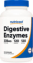 Nutricost Digestive Enzymes 120 Vegetarian Capsules