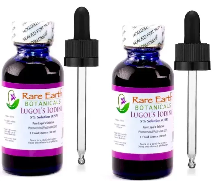 Rare Earth Botanicals Lugols Iodine 5% UltraPure 30 ML