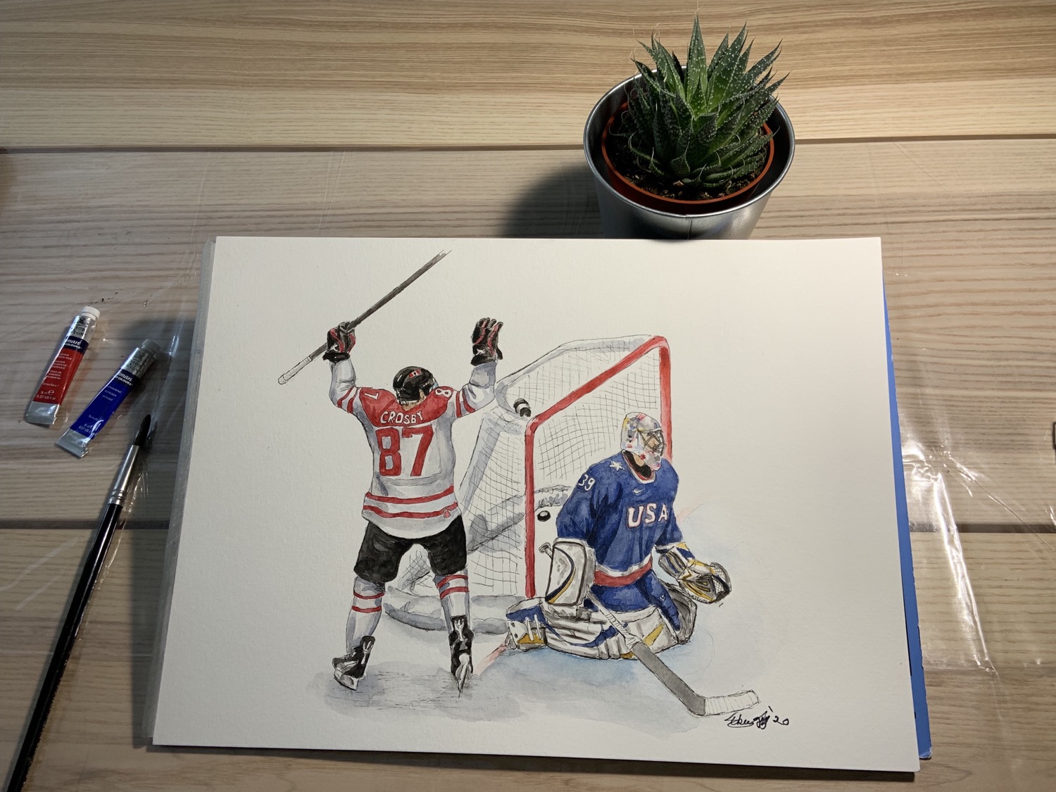 Thumbnail: Sidney Crosby, Golden Goal - Print
