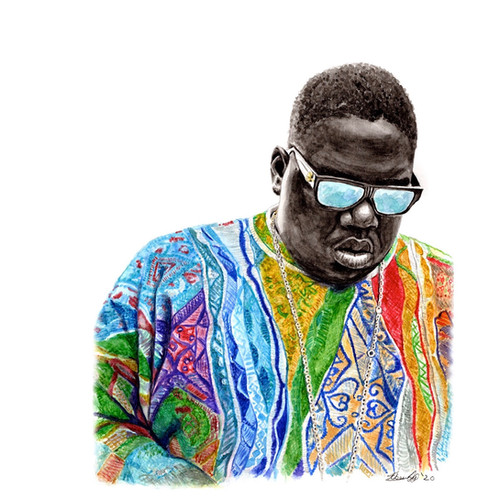 レア特大一点物notorious bigペイントアート file.jpg