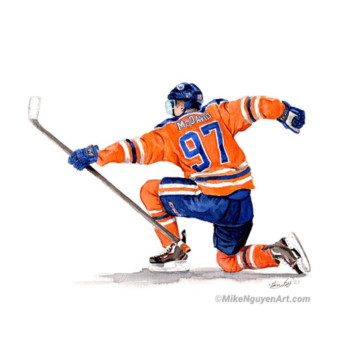 Connor McDavid - Print | Mike Nguyen Art