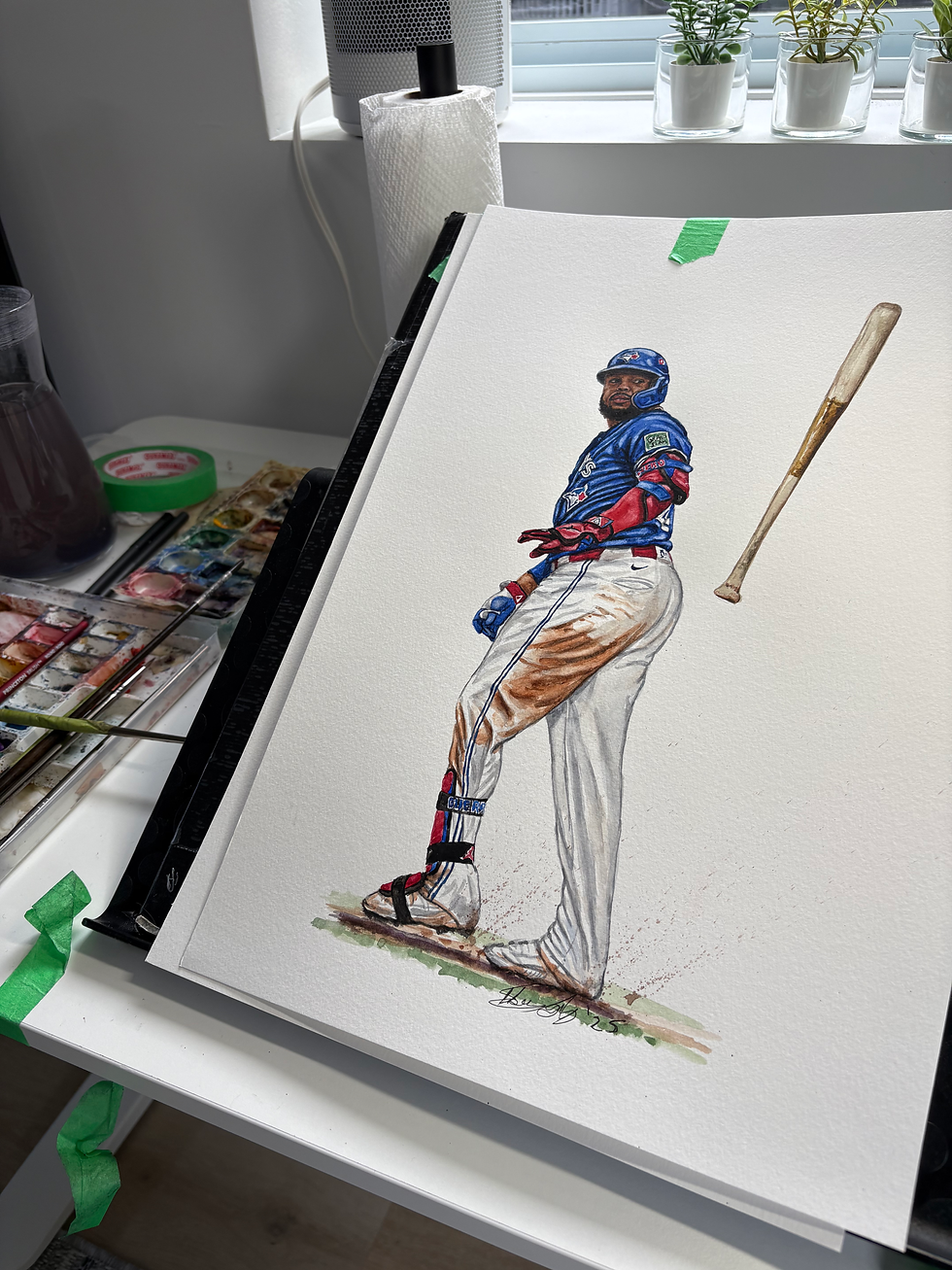 Thumbnail: VLADDY BAT FLIP - ORIGINAL PAINTING
