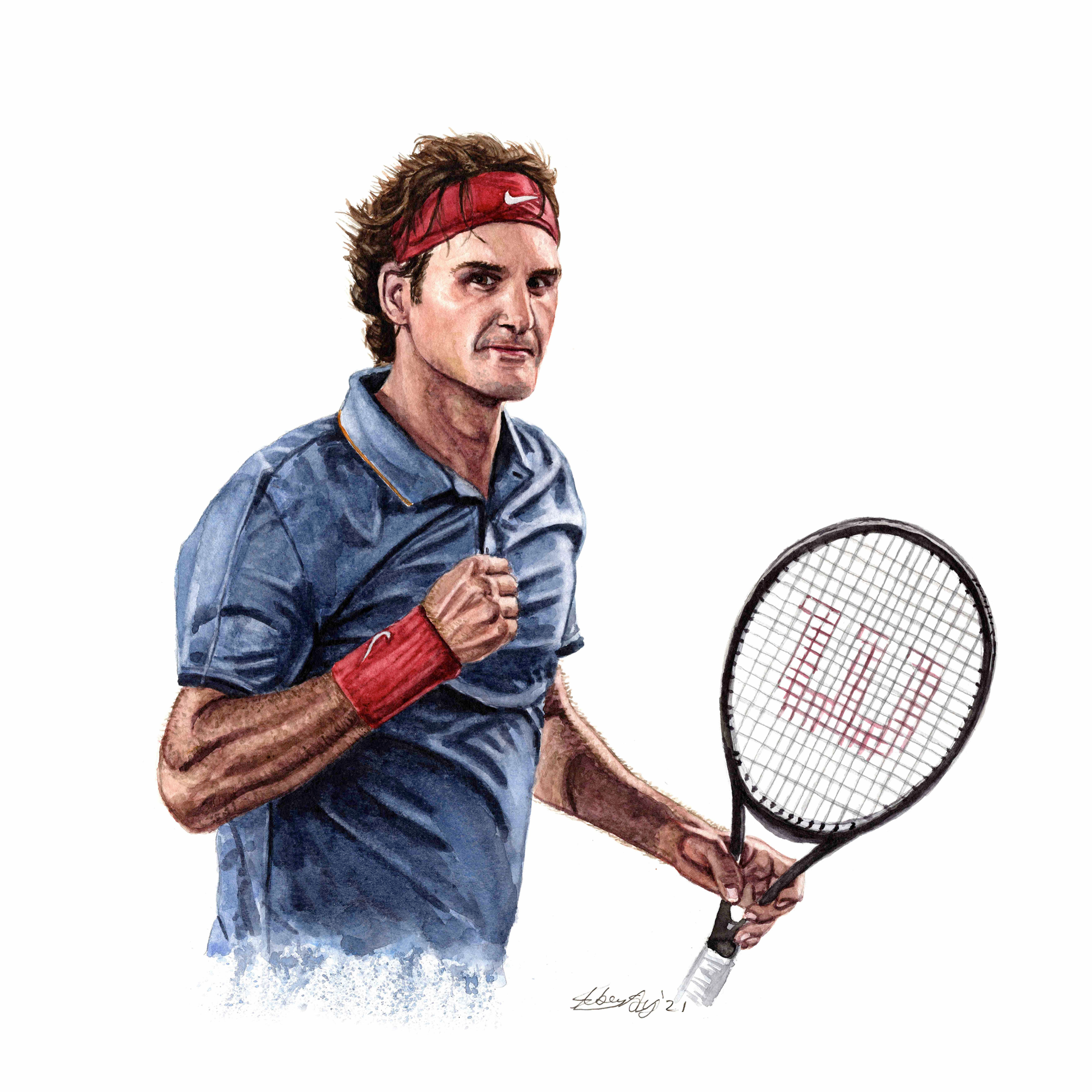 Roger Federer - Print