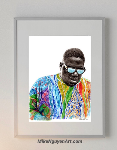 THE NOTORIOUS B.I.G - BIGGIE SMALLS - ORIGINAL | Mike Nguyen Art