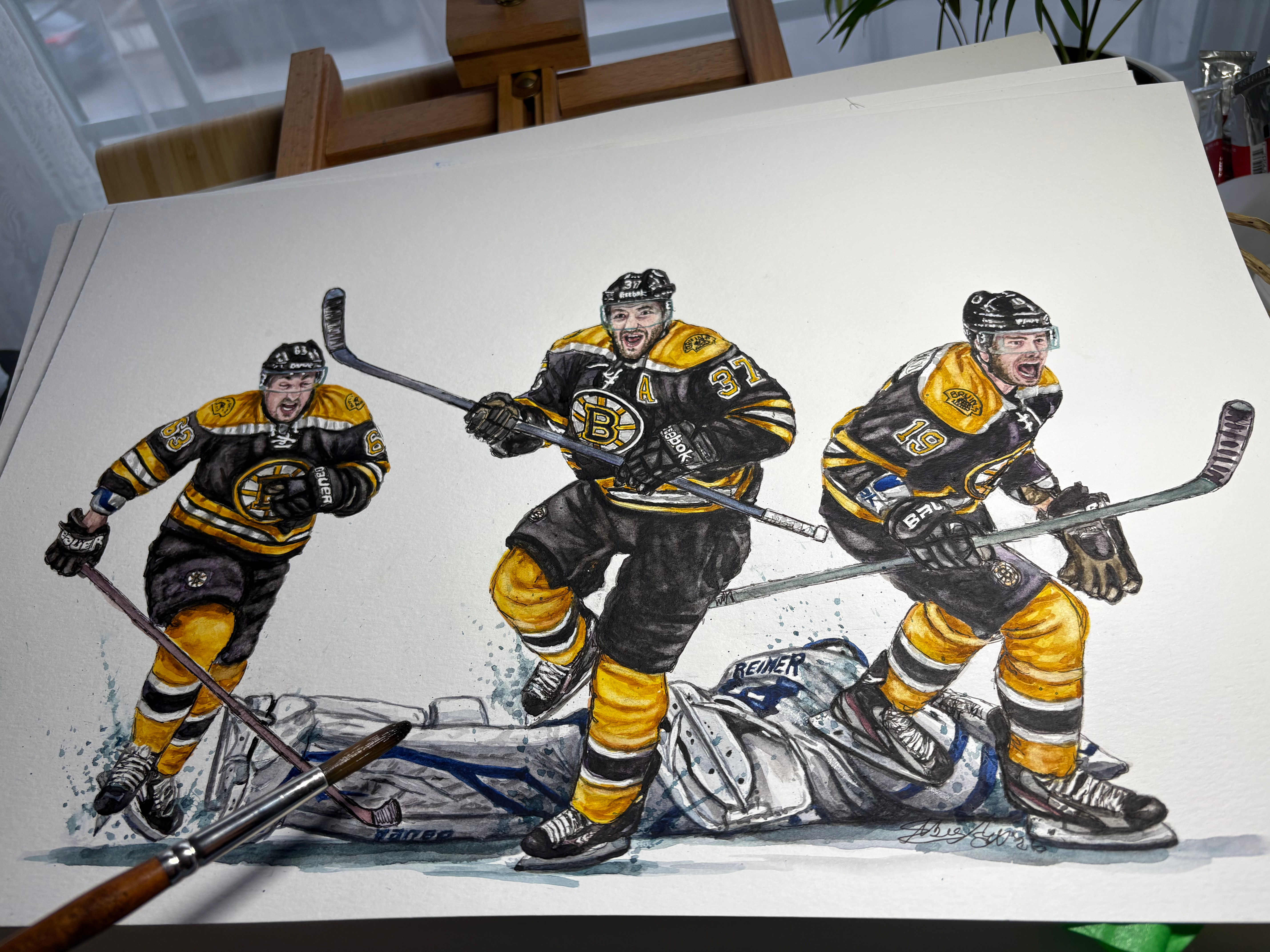 Bergeron 2013 OT Goal - Print