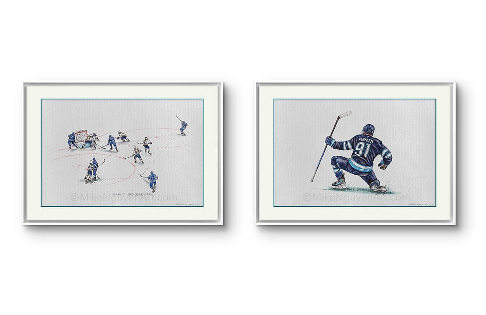 Thumbnail: Cole Perfetti's Game 7 Tying Goal Moment - Print