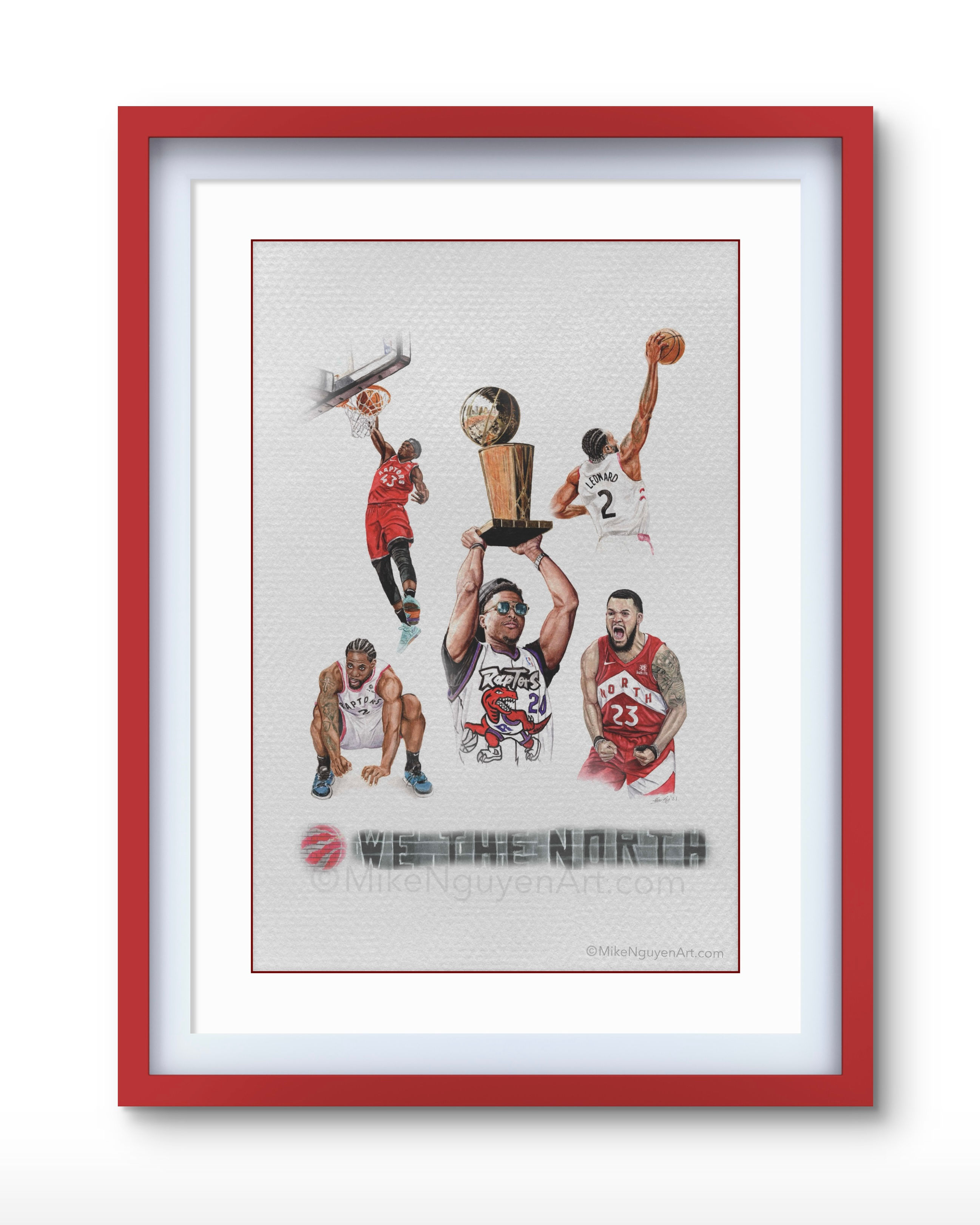 Raptors 2019 V collage - Print