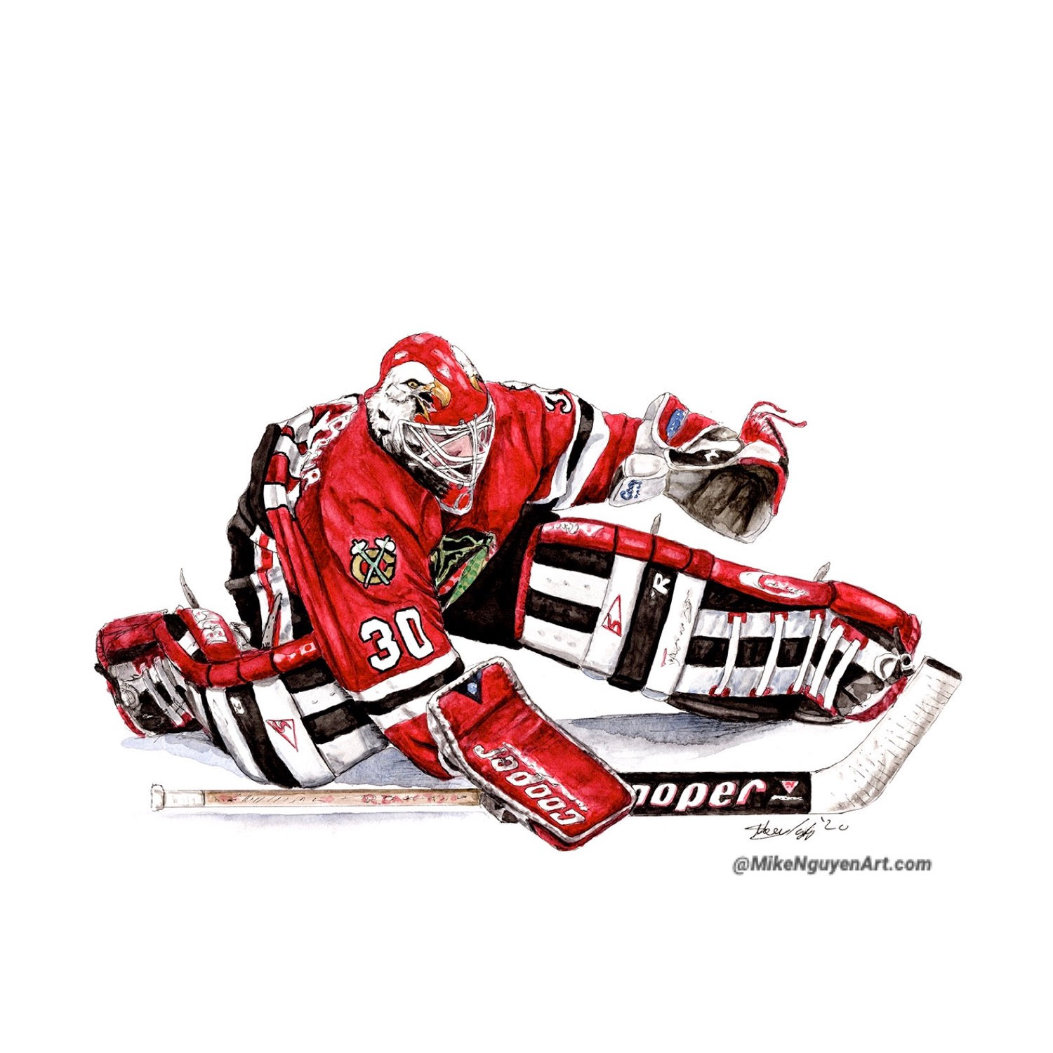 Eddie 'The Eagle' Belfour - Print