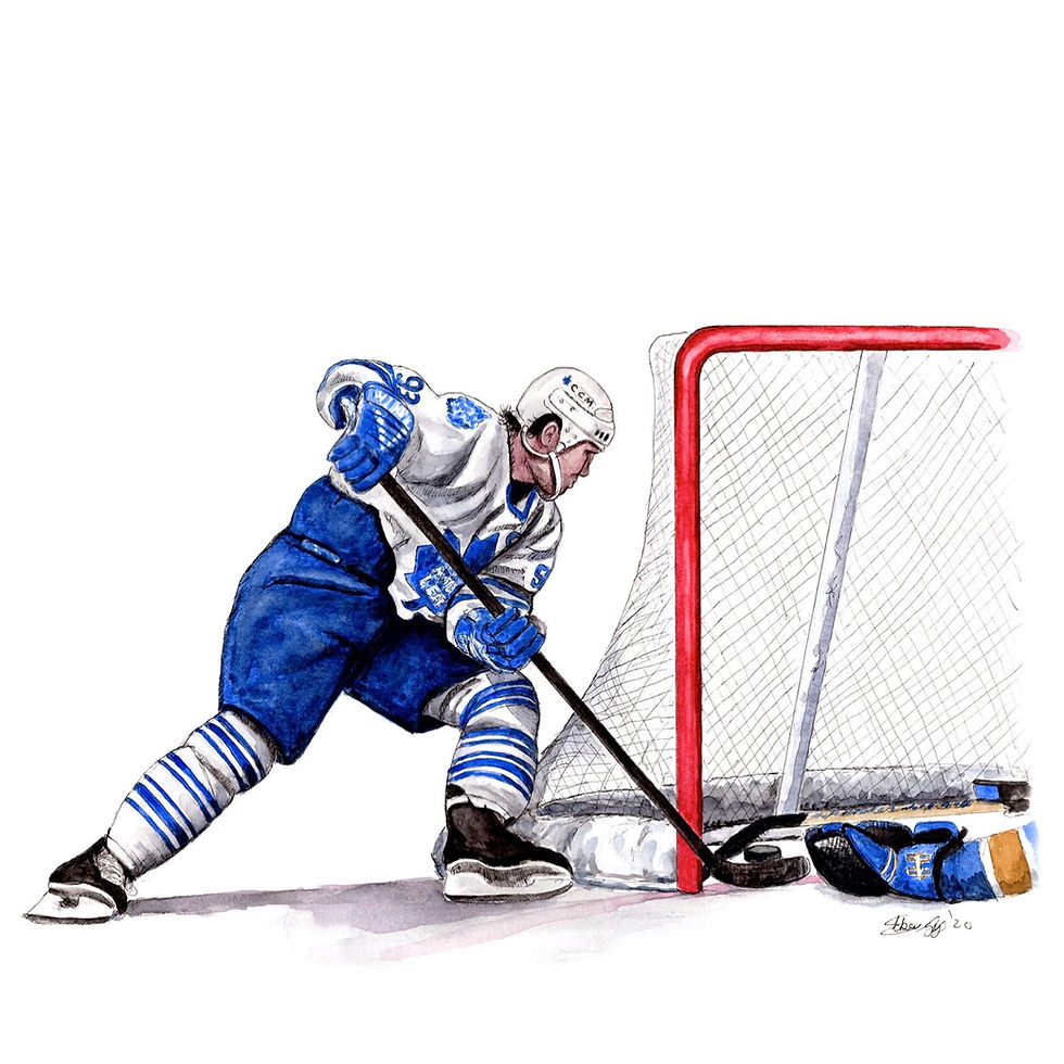 Thumbnail: DOUGH GILMOUR'S 93 OT GOAL - ORIGINAL - DONATED TO MARNER FOUNDATION 