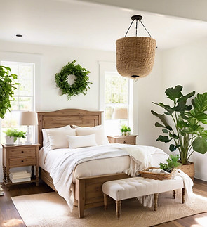 Farmhouse bedroom white with plants.jpg