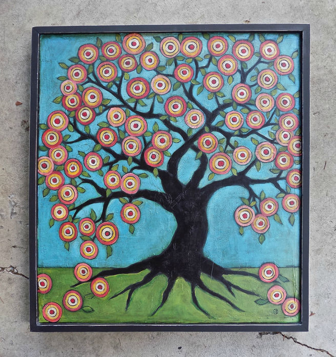 ROOTS Blossoming Folk Art Tree