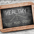 Healthy concept. Body, Mind, and Spirit drawing on blackboard .jpg