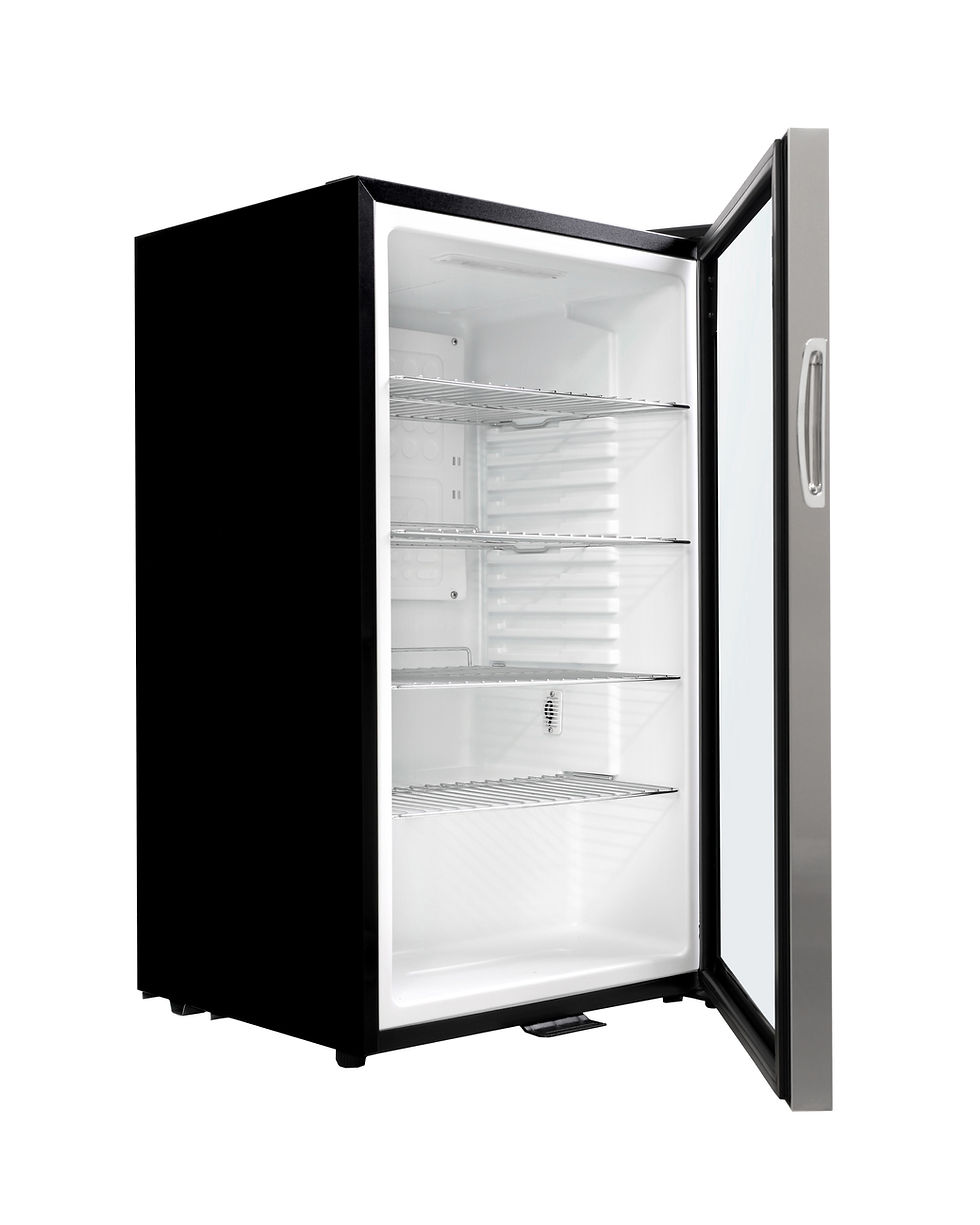 Thumbnail: Mini Glass Door Refrigerator - Digital YCC90GS