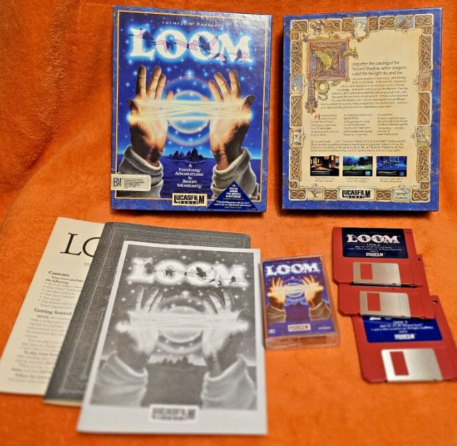 "LOOM" videogioco usato collezione TESORI PC/IBM