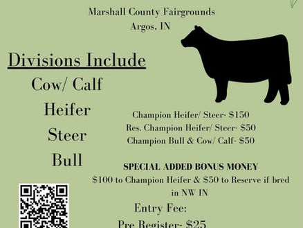 Save the Date: Northwest Indiana Angus Association Open Preview Show