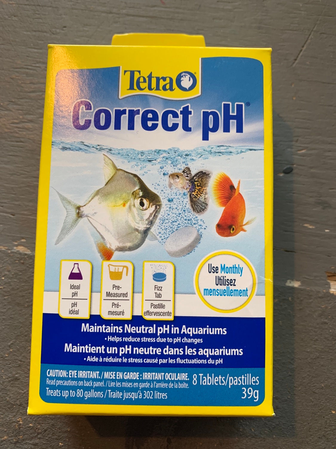 Correct pH