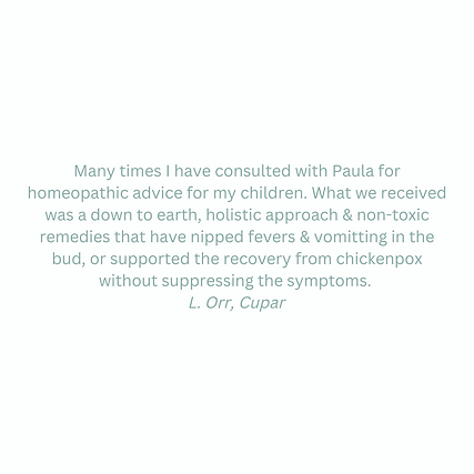Paula has listened to me patiently, like a priest in confession. She has counselled me, gu