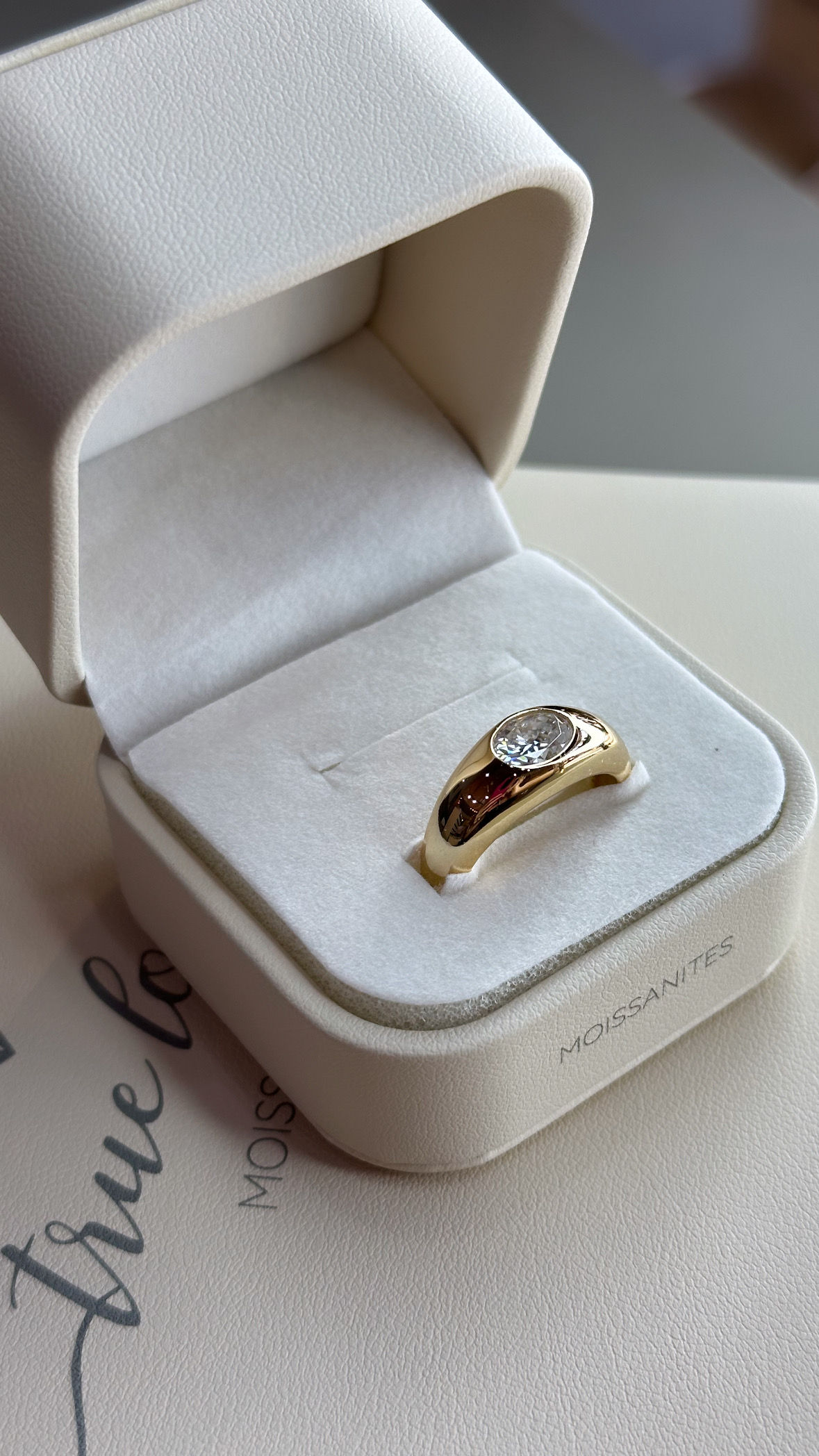 Anel Cloe - Moissanites 1.5 ct - 8.6 mm