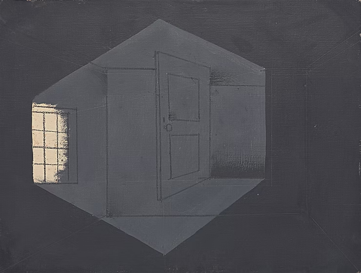 a light entering throught the window to dissolve