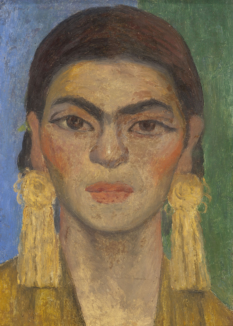 Diego Rivera , Portrait of Frida Kahlo c.1935. Los Angeles County Museum of Art.