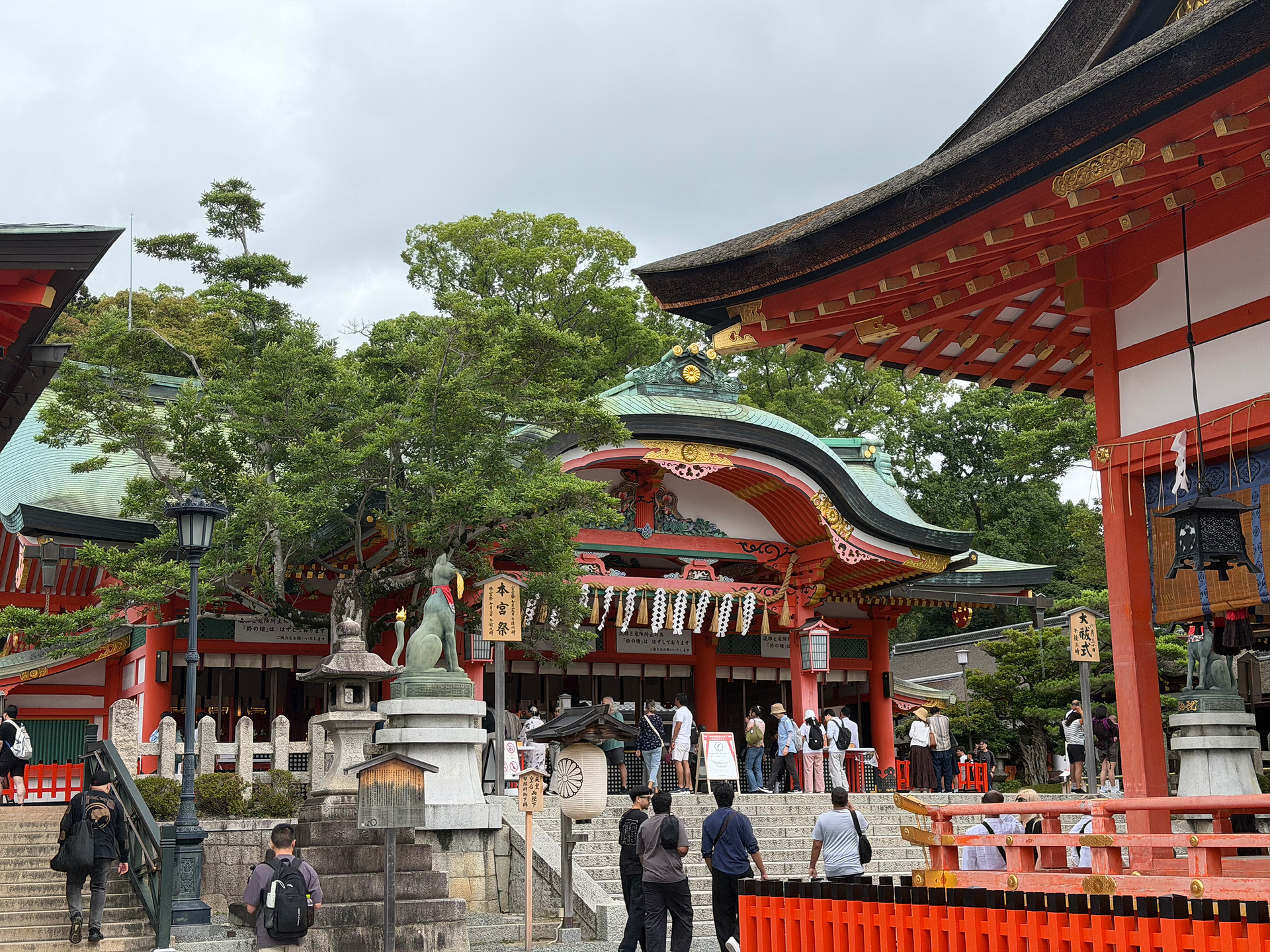 Temple at Fushimi Inari 
