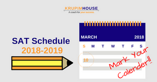 Update! ตารางสอบ SAT ปี 2018 + วางแผนการสอบ!