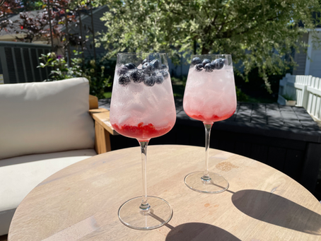 Fourth of July Red, White, And Spritz Mocktail