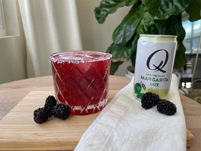 Super Easy Non-Alcoholic Blackberry Margarita 