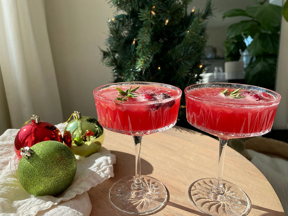 holiday margarita mocktail