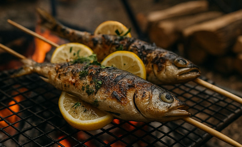 Lemon-Grilled Fish Skewers