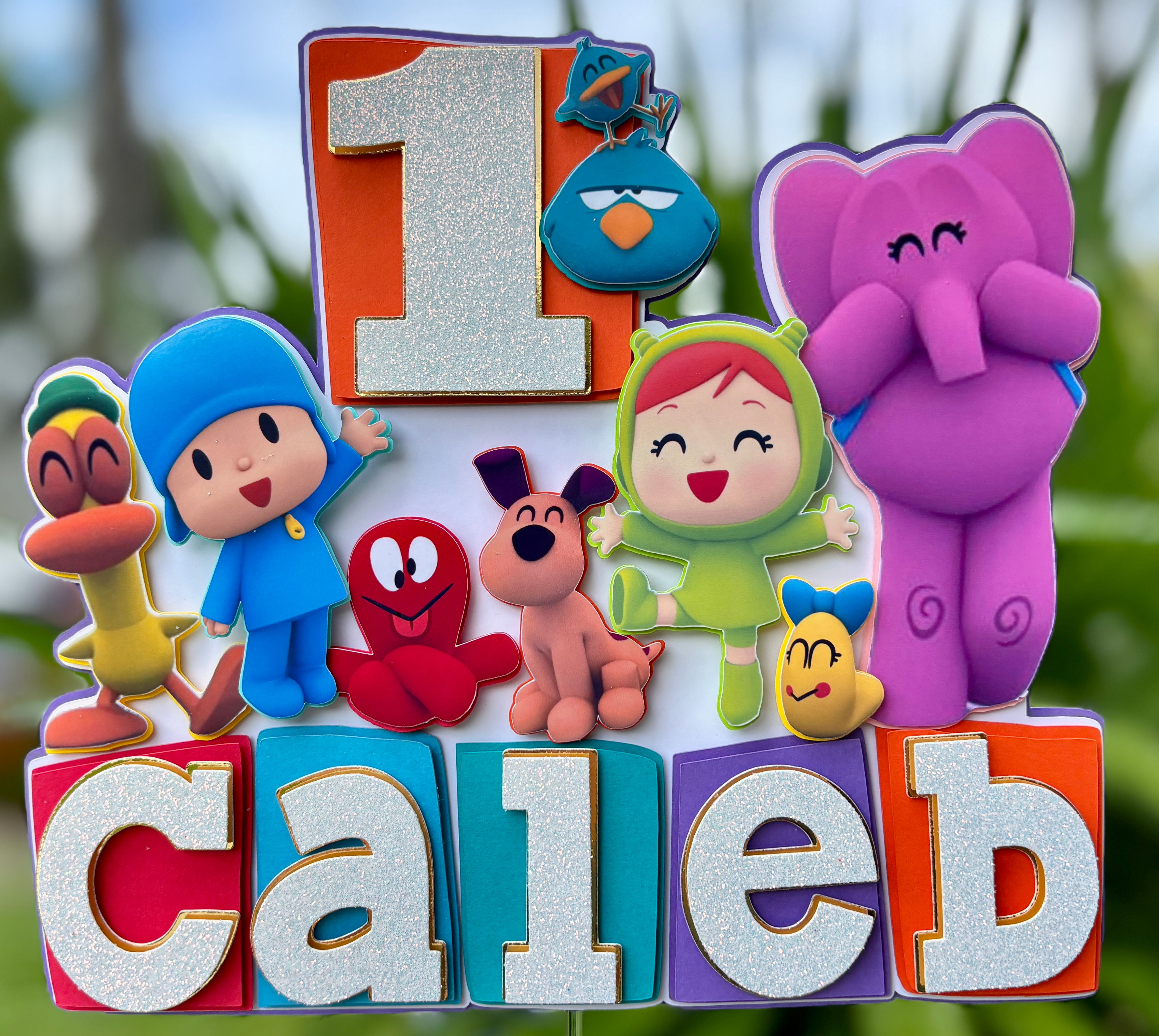 Pocoyo Cake Topper/ Pocoyo First birthday party decorations