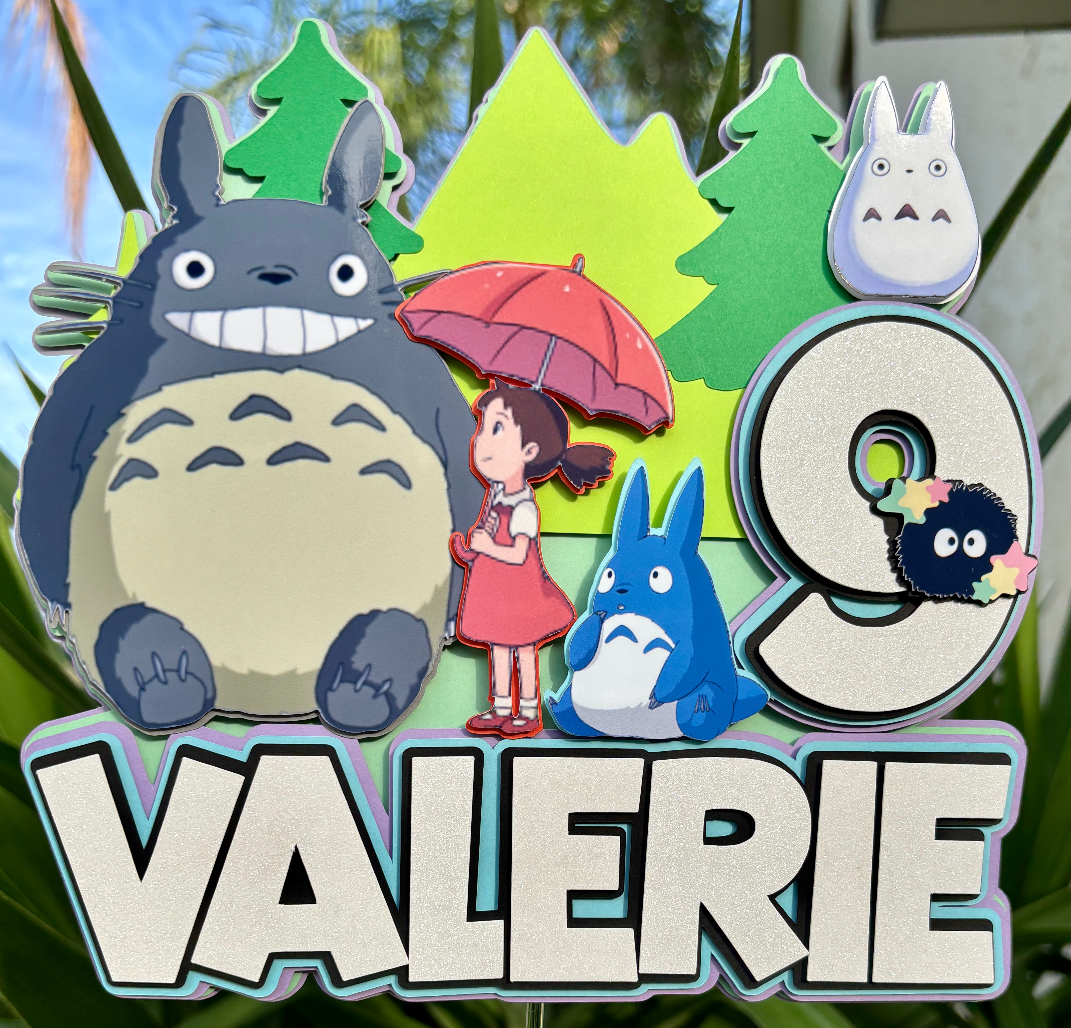 My Neighbor Totoro Cake Topper, Inspired by Japanese Anime