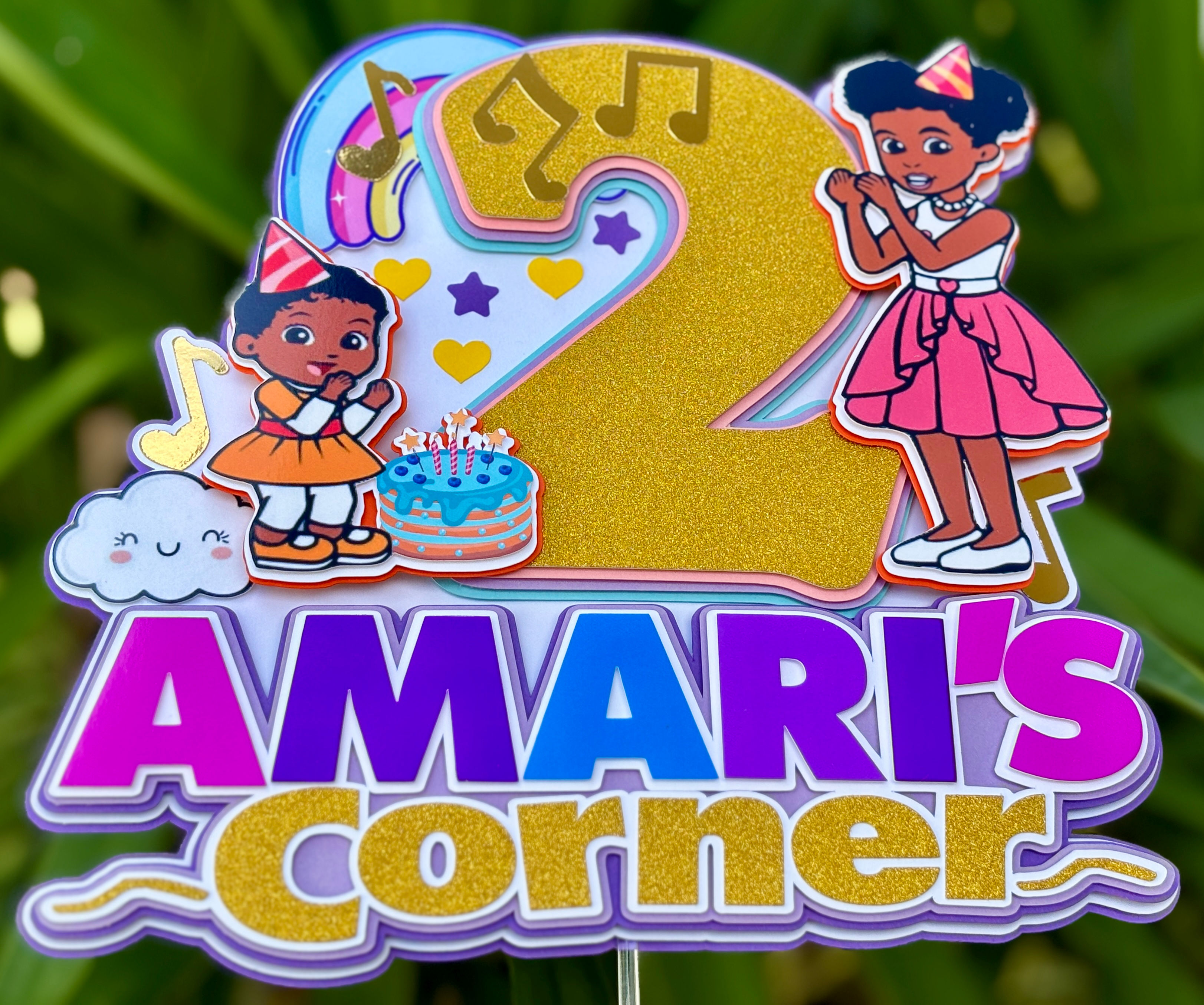 Gracie's corner Cake Topper, Gracie and Cece