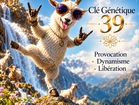 Clé Génétique 39 : Provocation . Dynamisme . Libération