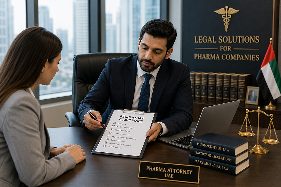 Pharma Attorney in UAE Helping Companies Meet Regulations