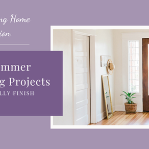 Small summer organizing projects