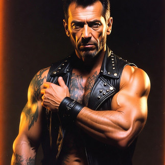 Rocker Biker Types Gay History