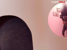 Gloryhole Challenge - Hetero Typ will ersten Blowjob 