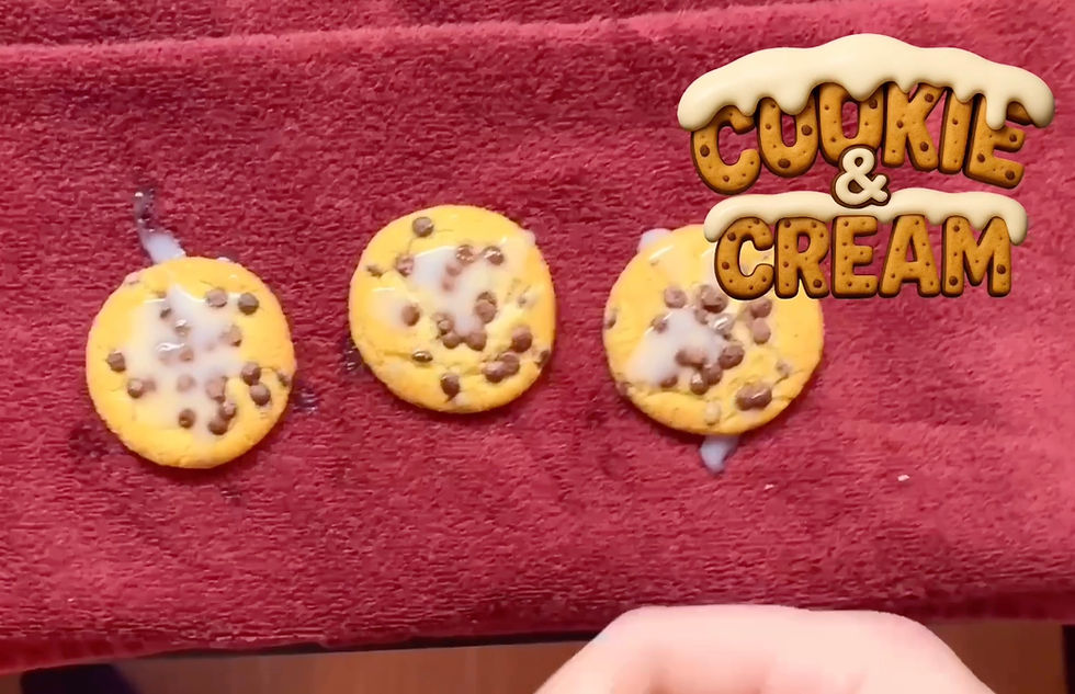 Cookie & Cream Gloryhole Challenge – Bedecke den Keks mit Sperma