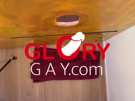 Horny Straight Guy Rams His Cock into the Golden Gloryhole and Unloads a Massive Cumshot into the Mouth Pussy – Swallowed Instantly!