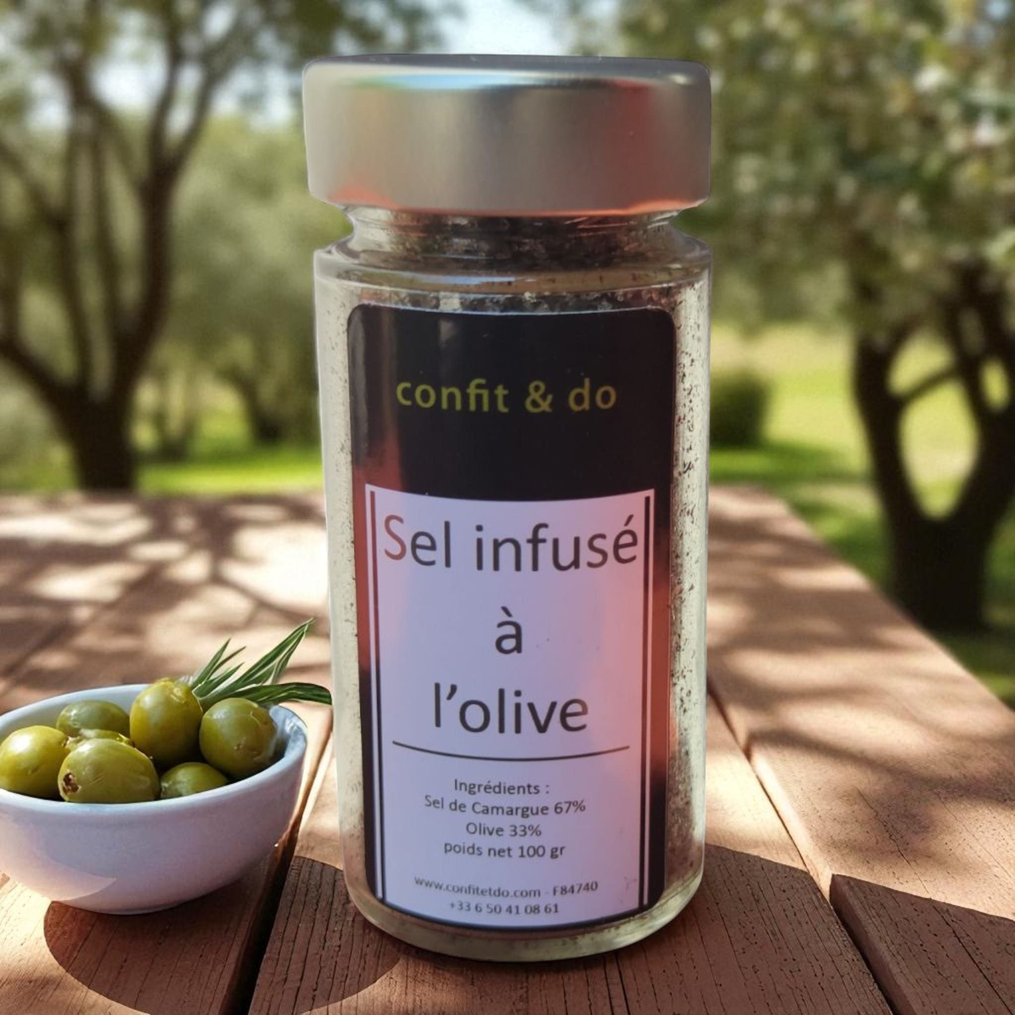 Sel infusé à l'olive