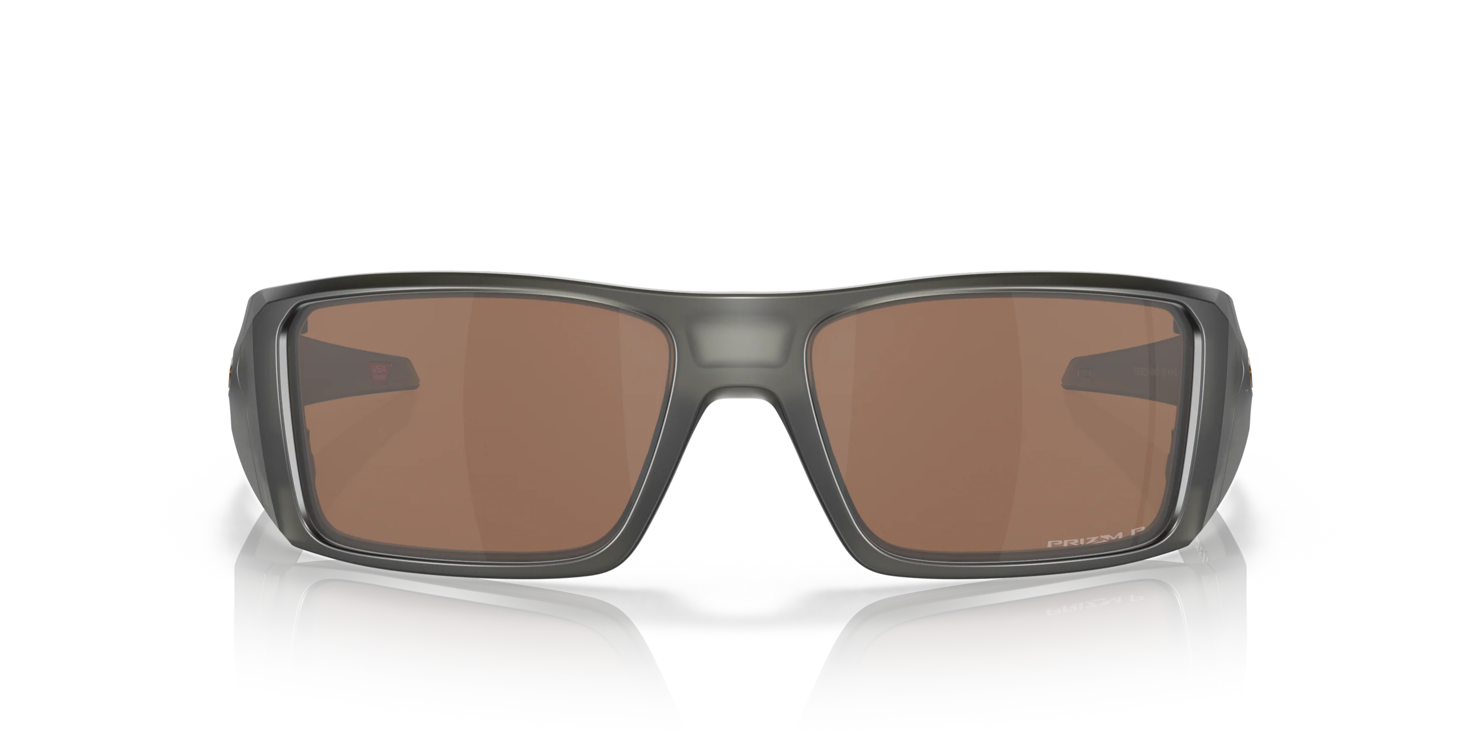 OAKLEY HELIOSTAT VERRES PRIZM TUNGSTEN POLARIZED,  MONTURE MATTE GREY SMOKE