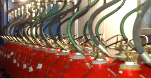 CO2 fire suppression