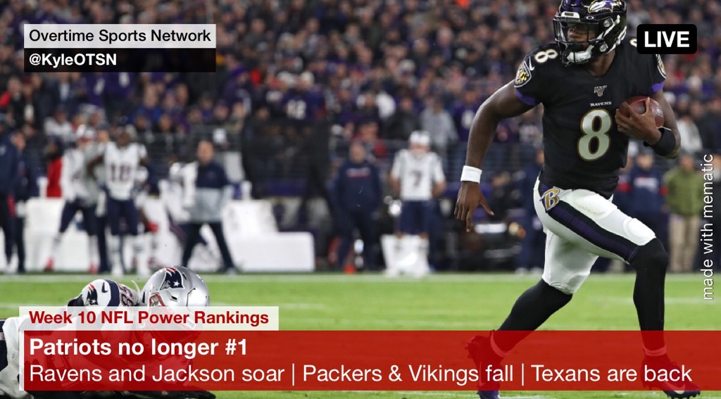 Nfl Week 10 Power Rankings