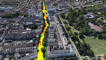 Modelled data of air pollution using computational fluid dynamics by EarthSense