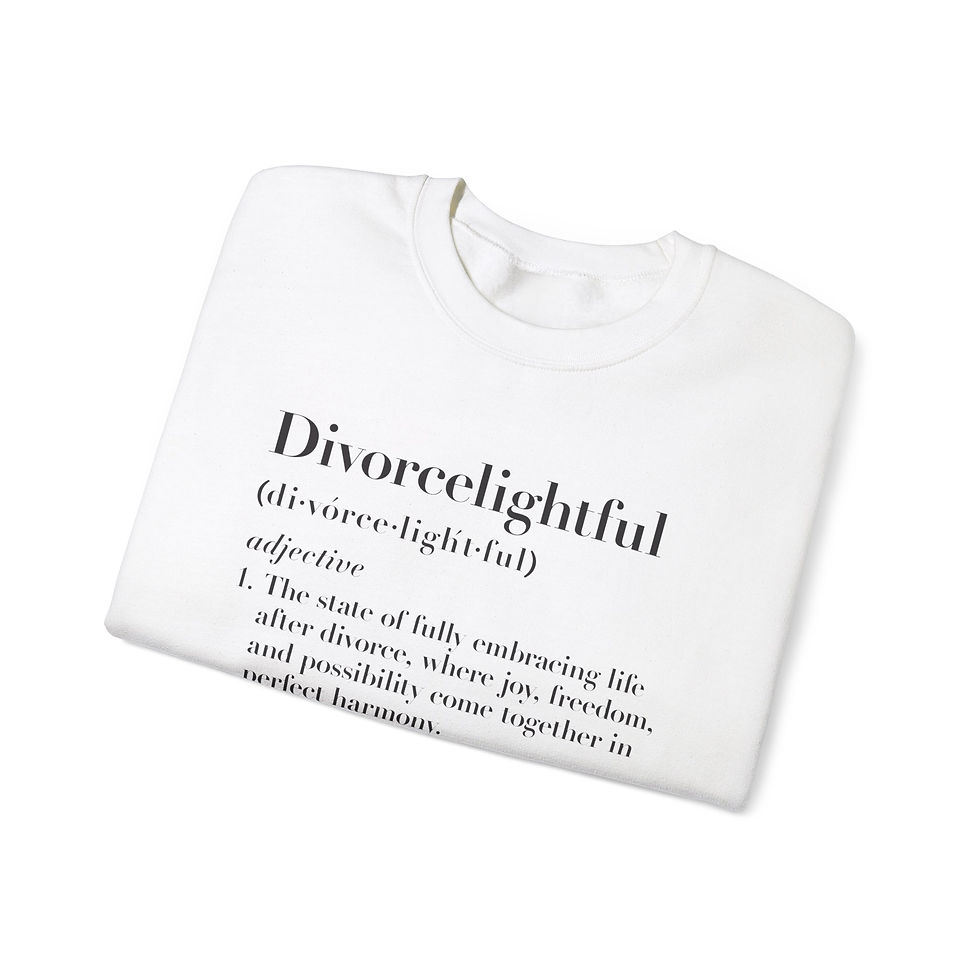 Thumbnail: Divorcelightful Crewneck Sweatshirt