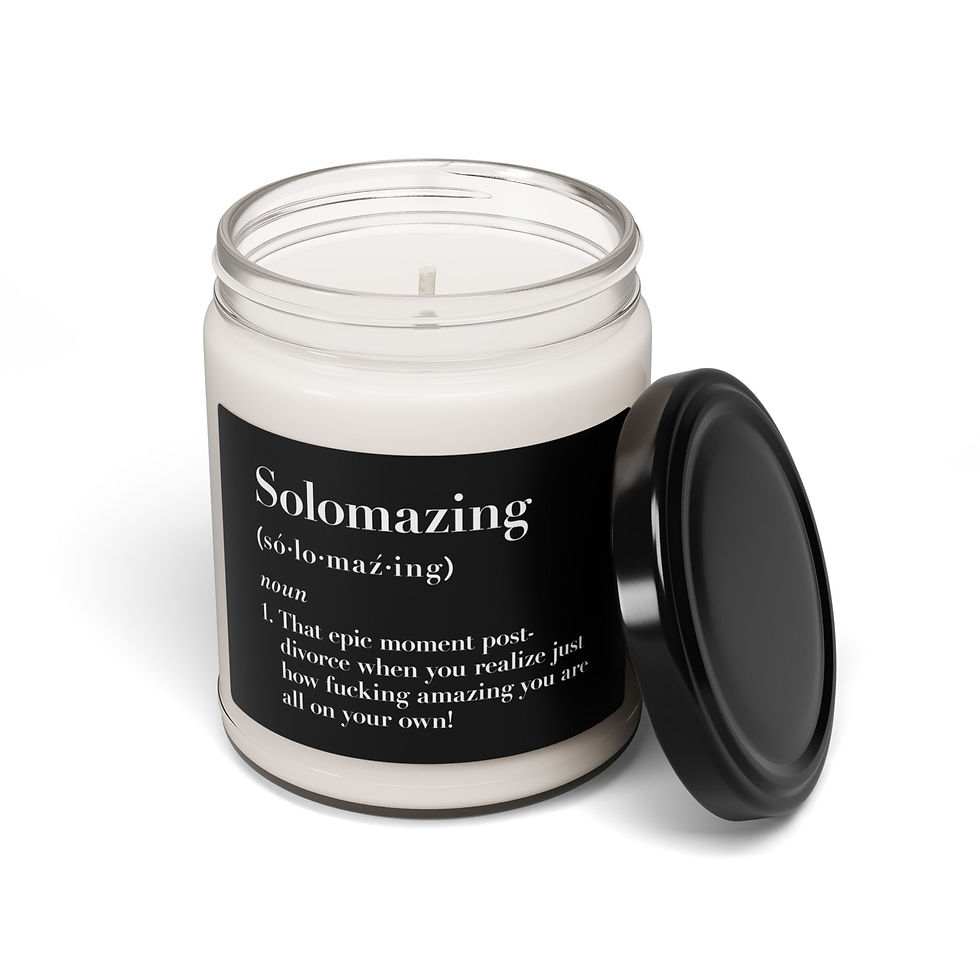 Thumbnail: Solomazing Scented Soy Candle - Black