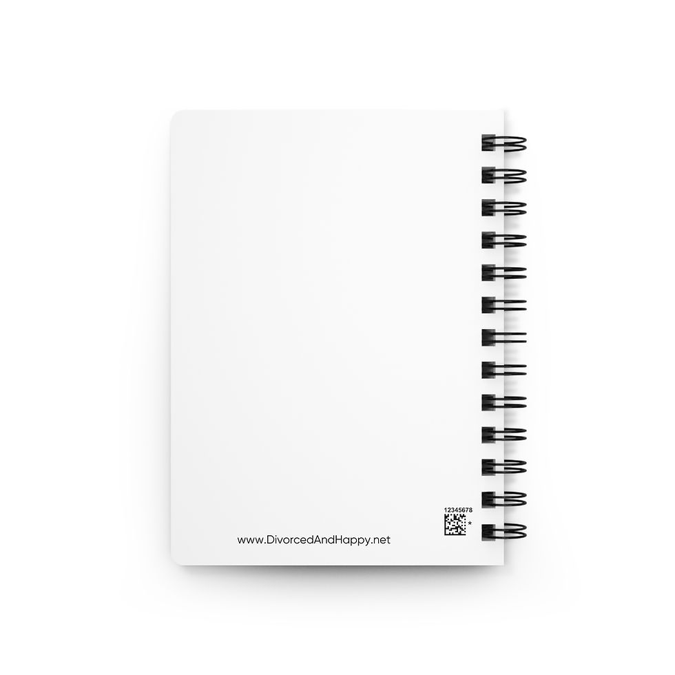 Thumbnail: Divorcetastic Spiral Bound Journal - White