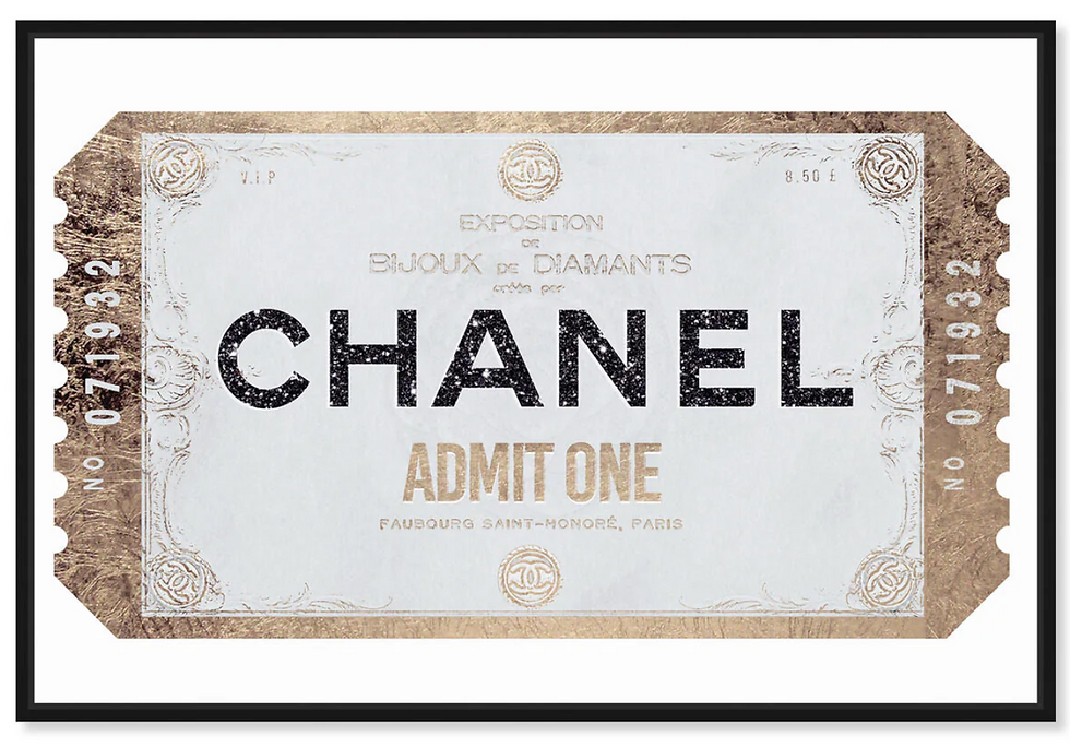 Chanel Artwork Oliver Gal 