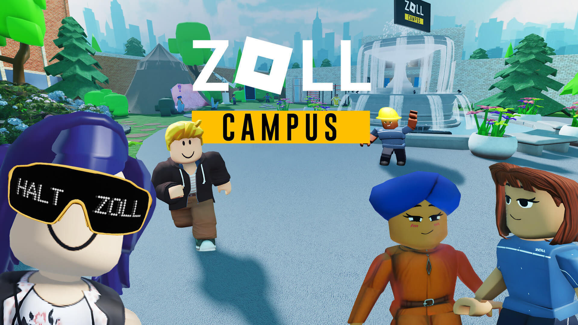 Talent aquisition marketing experience for Zoll through gamified Roblox world